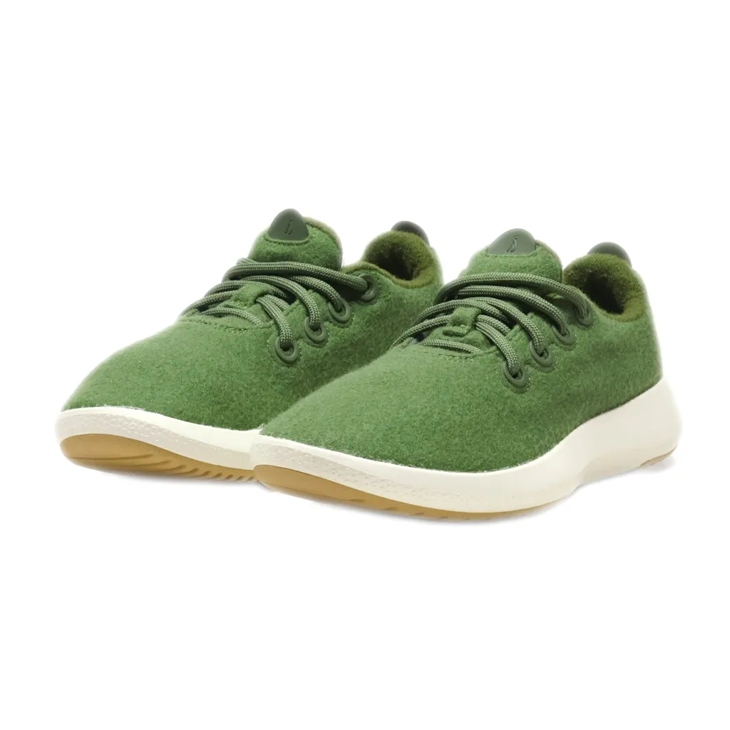 Allbirds Runner Sport Shoes Wool Green Colour For Women