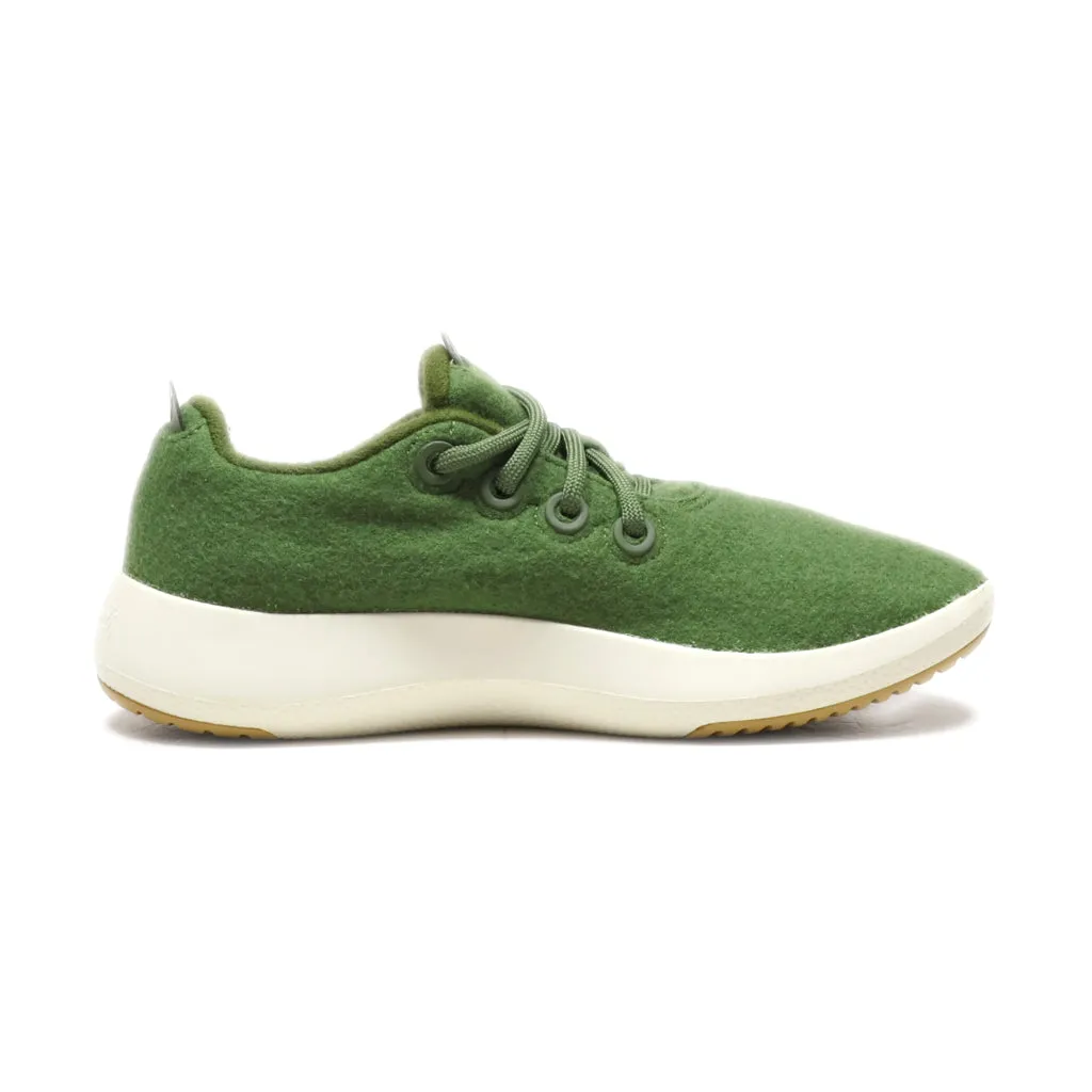 Allbirds Runner Sport Shoes Wool Green Colour For Women