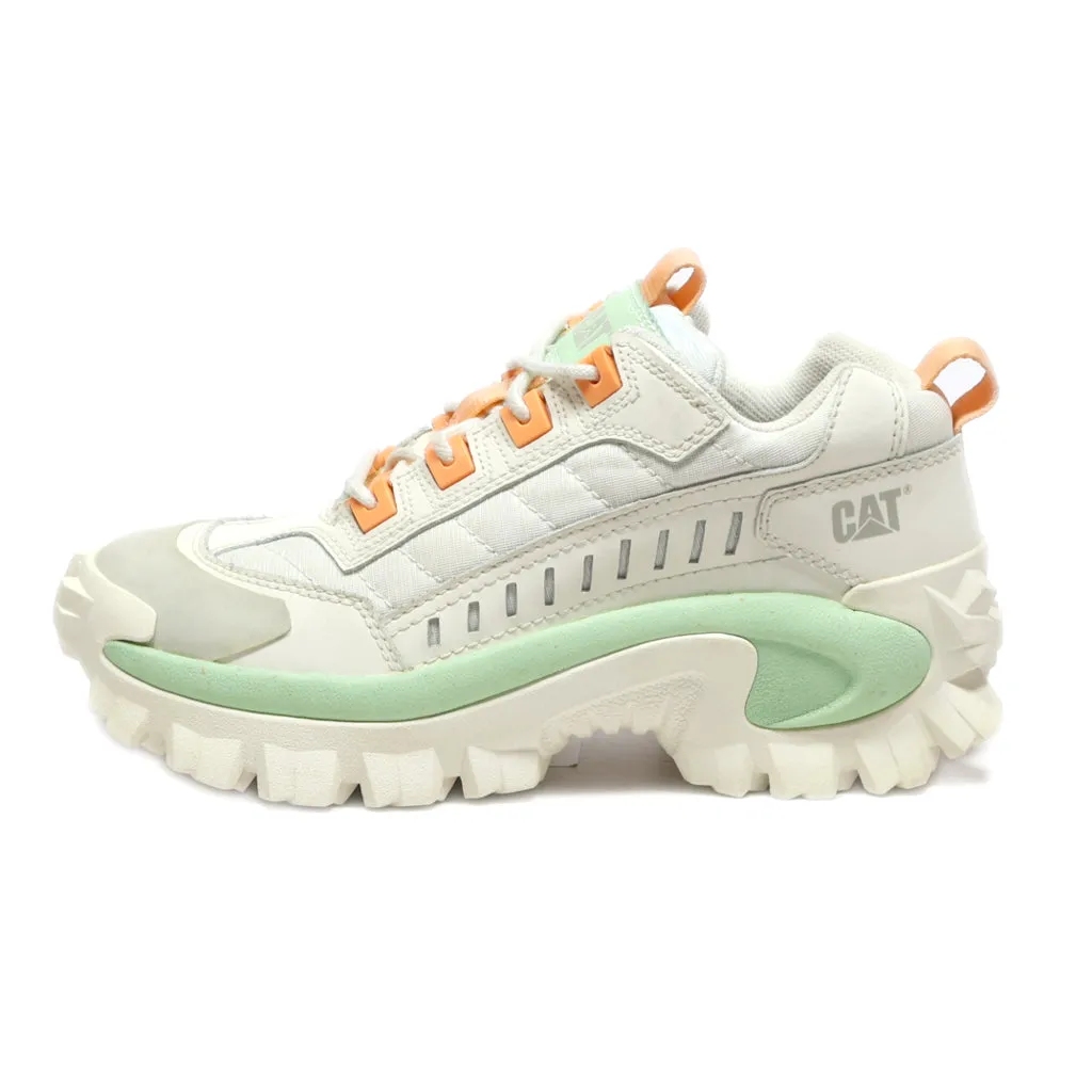 Cat Sport Shoes Leather Beige Colour For Women