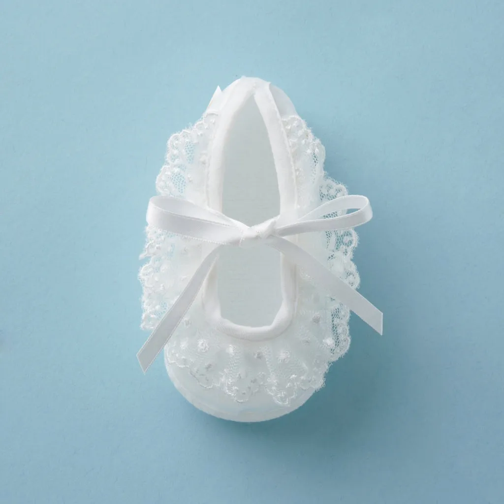 Chic Ceremony Satin Baby Shoes