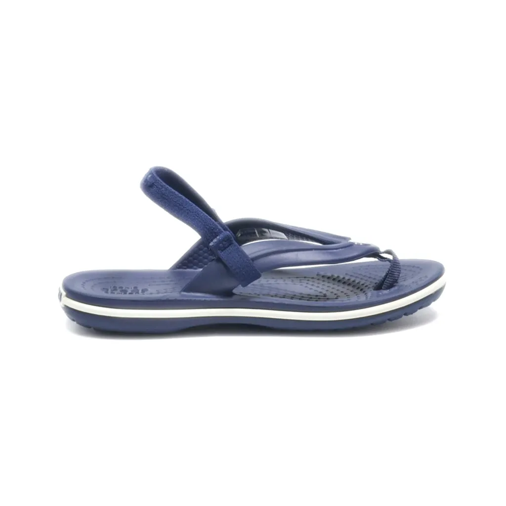 Crocs Flat Sandals Eva Blue Colour For Kids