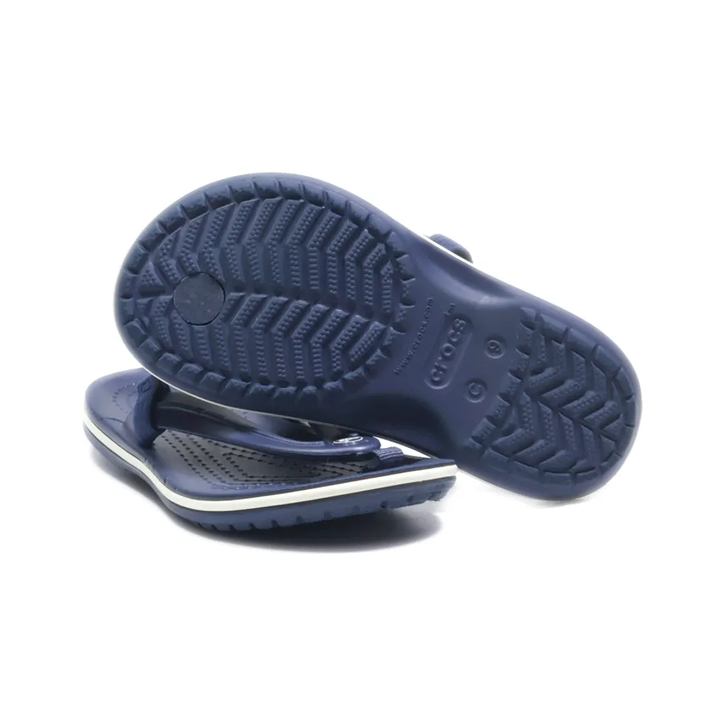 Crocs Flat Sandals Eva Blue Colour For Kids