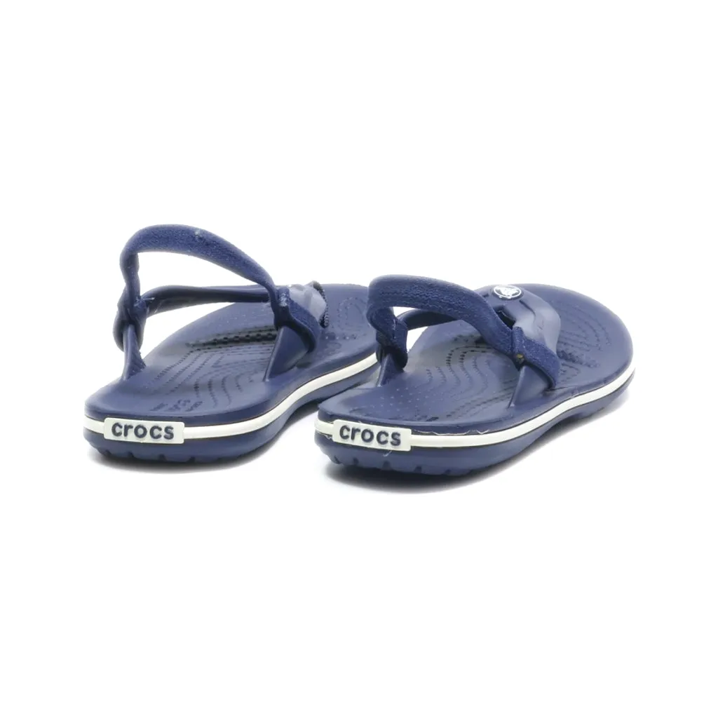 Crocs Flat Sandals Eva Blue Colour For Kids