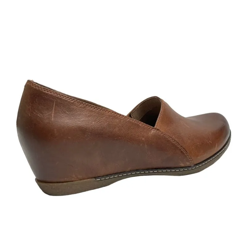 Dansko Liliana Chestnut Leather Shoes