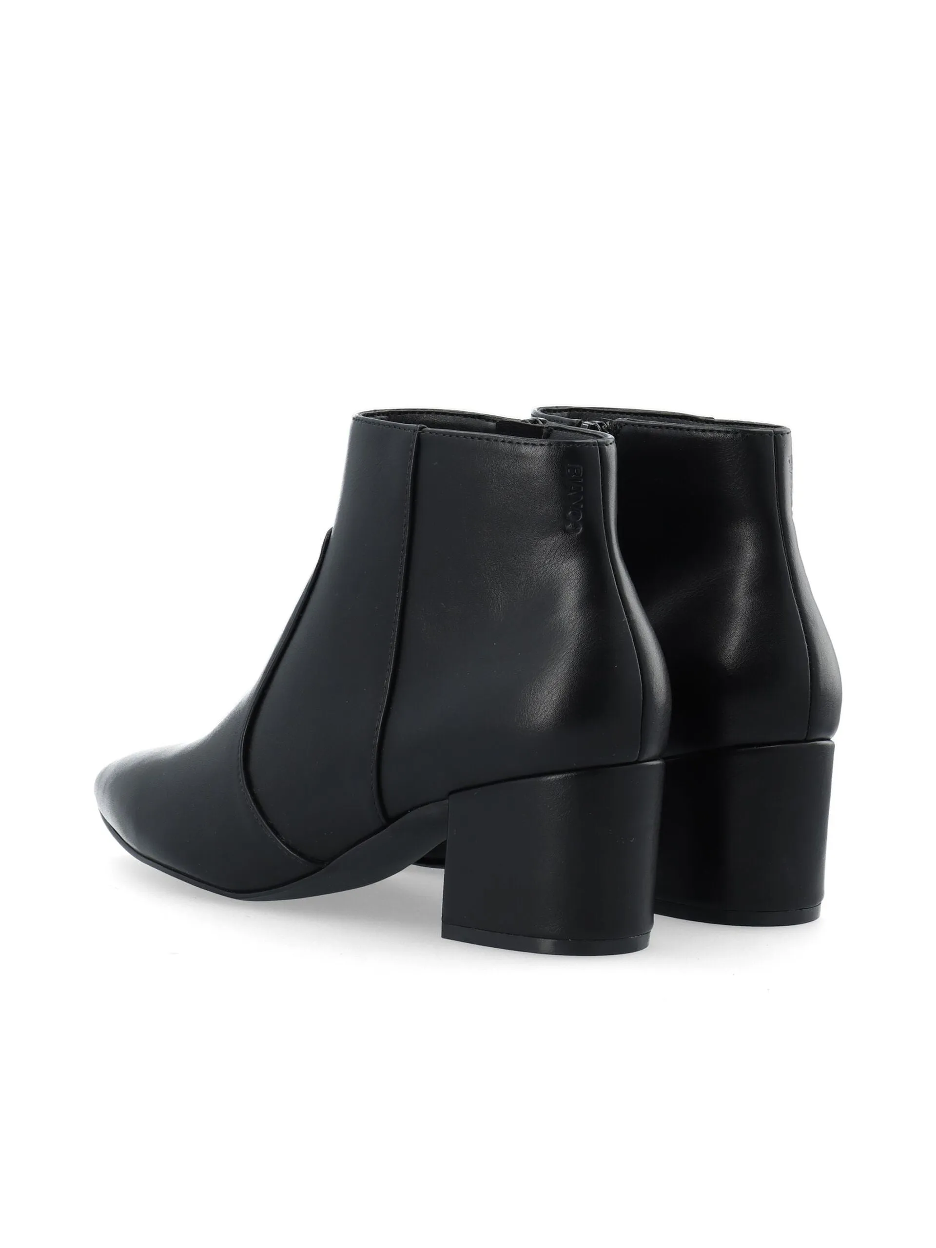 Faux Leather Ankle Boot