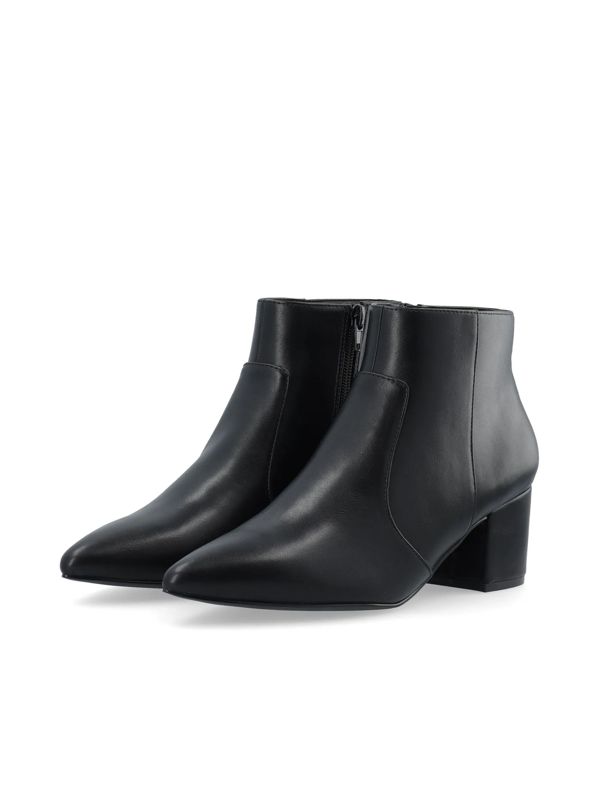 Faux Leather Ankle Boot