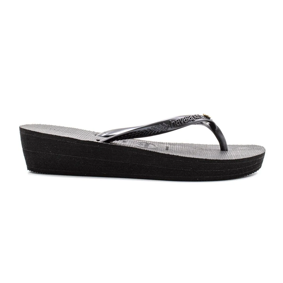 Havaianas Flop Sandals Flip Flops Rubber Black Colour For Women