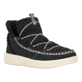 Hey Dude Camden Suede Cozy Black