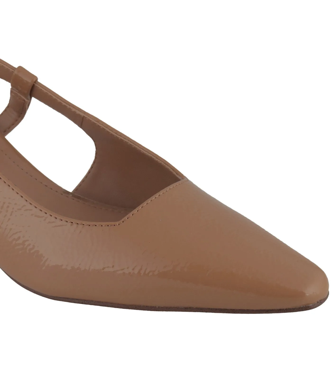 Martha Slingback Heel Camel