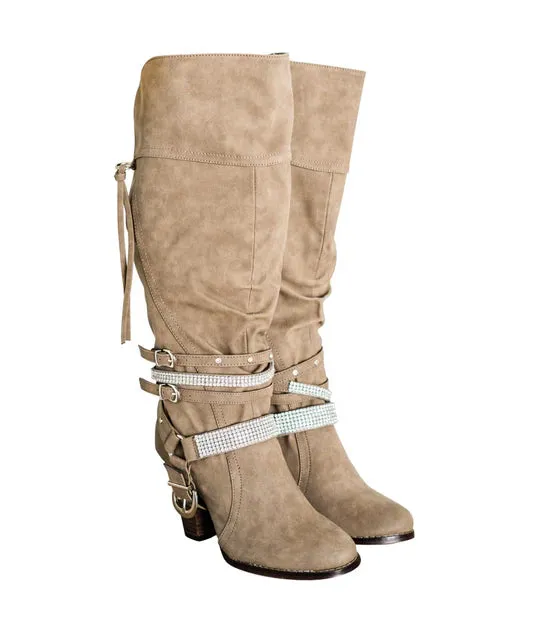 Online Exclusive | Stacey Boots in Taupe