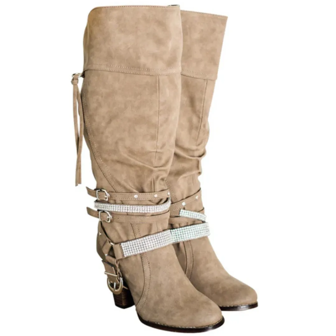 Online Exclusive | Stacey Boots in Taupe