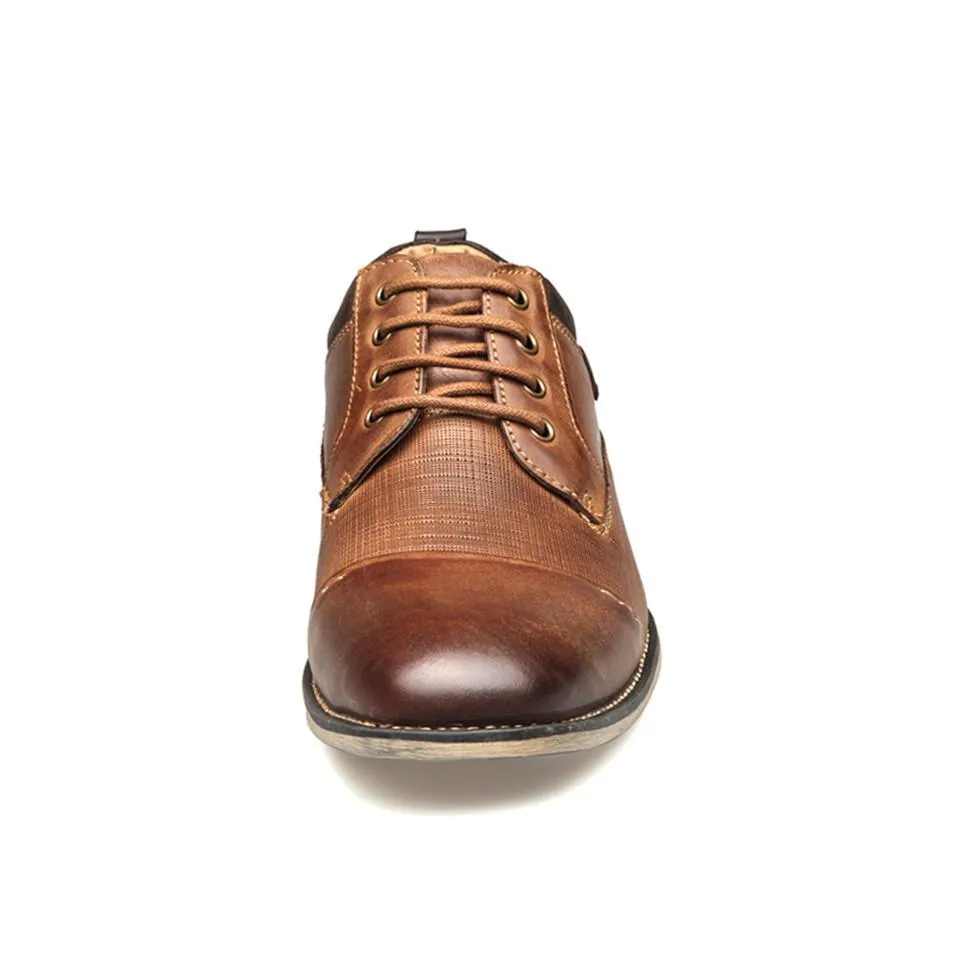 West Louis™ Genuine Leather Lace Breathable Elegant Shoes