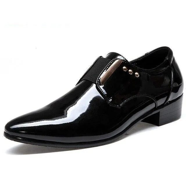 West Louis™ Glitter Formal Elegant Leather Shoes