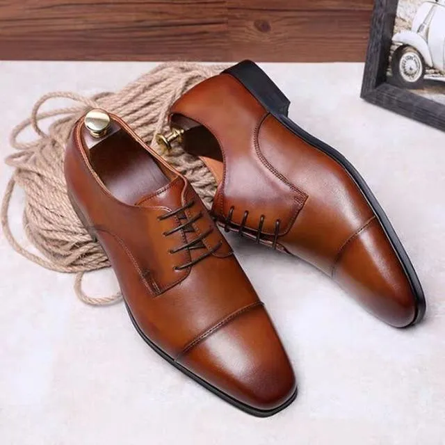 West Louis™ Square Toe Business Dress Shoes