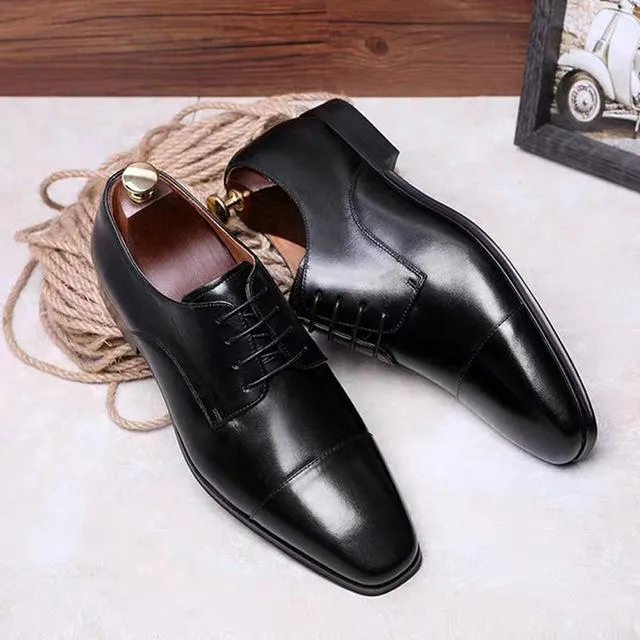 West Louis™ Square Toe Business Dress Shoes