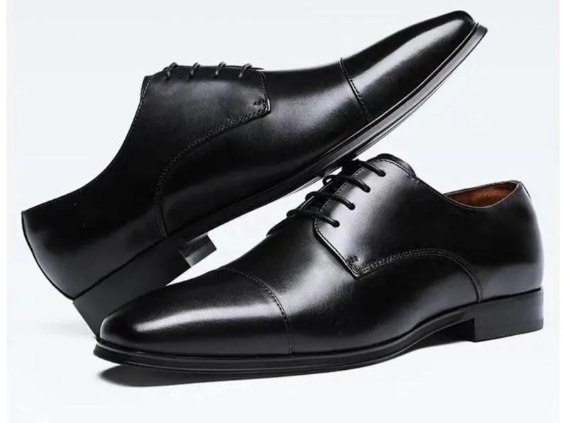 West Louis™ Square Toe Business Dress Shoes