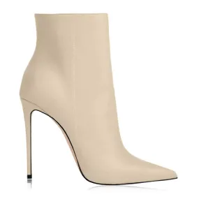 Women Stiletto Sexy Ankle Boots Zip Up Short Boots