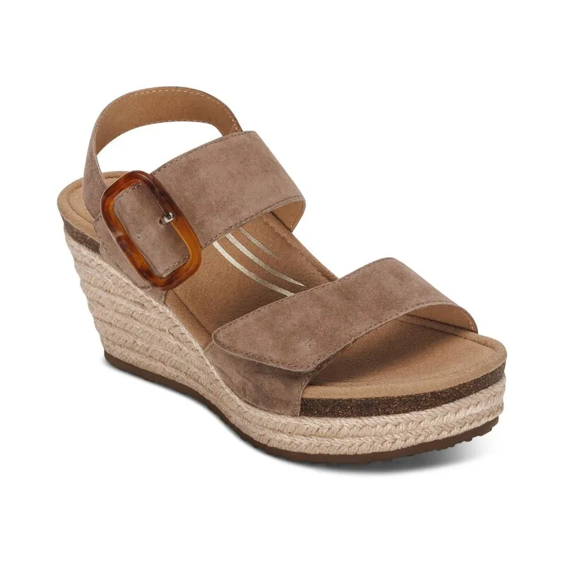 Women's Aetrex Ashley EW792W Color: Taupe