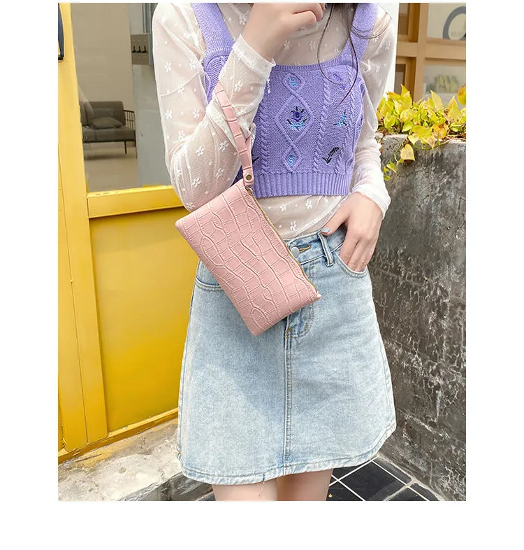 Women's Stylish Personalized Stone Pattern Clutch